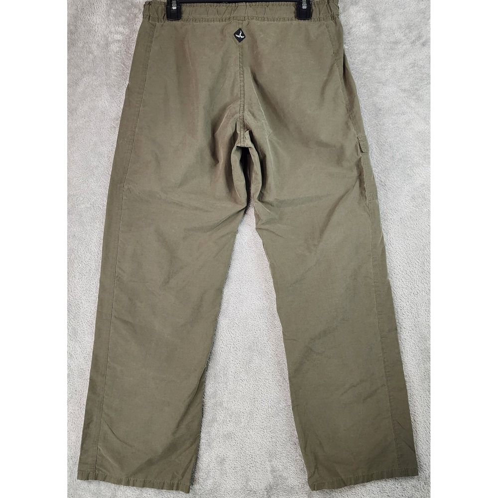 Prana Pants Womens Large Olive Green Cargo Utility Outdoor Hiking Casual - Picture 2 of 12